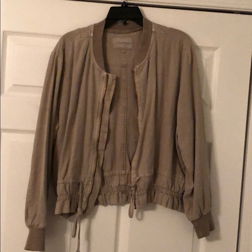 Light Taupe jacket -Club Lucky M